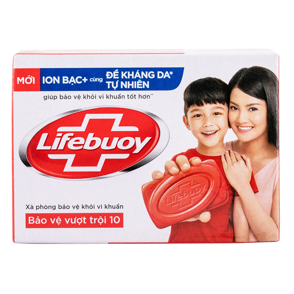 Xà Bông Cục Lifebuoy Bảo Vệ Vượt Trội 90g